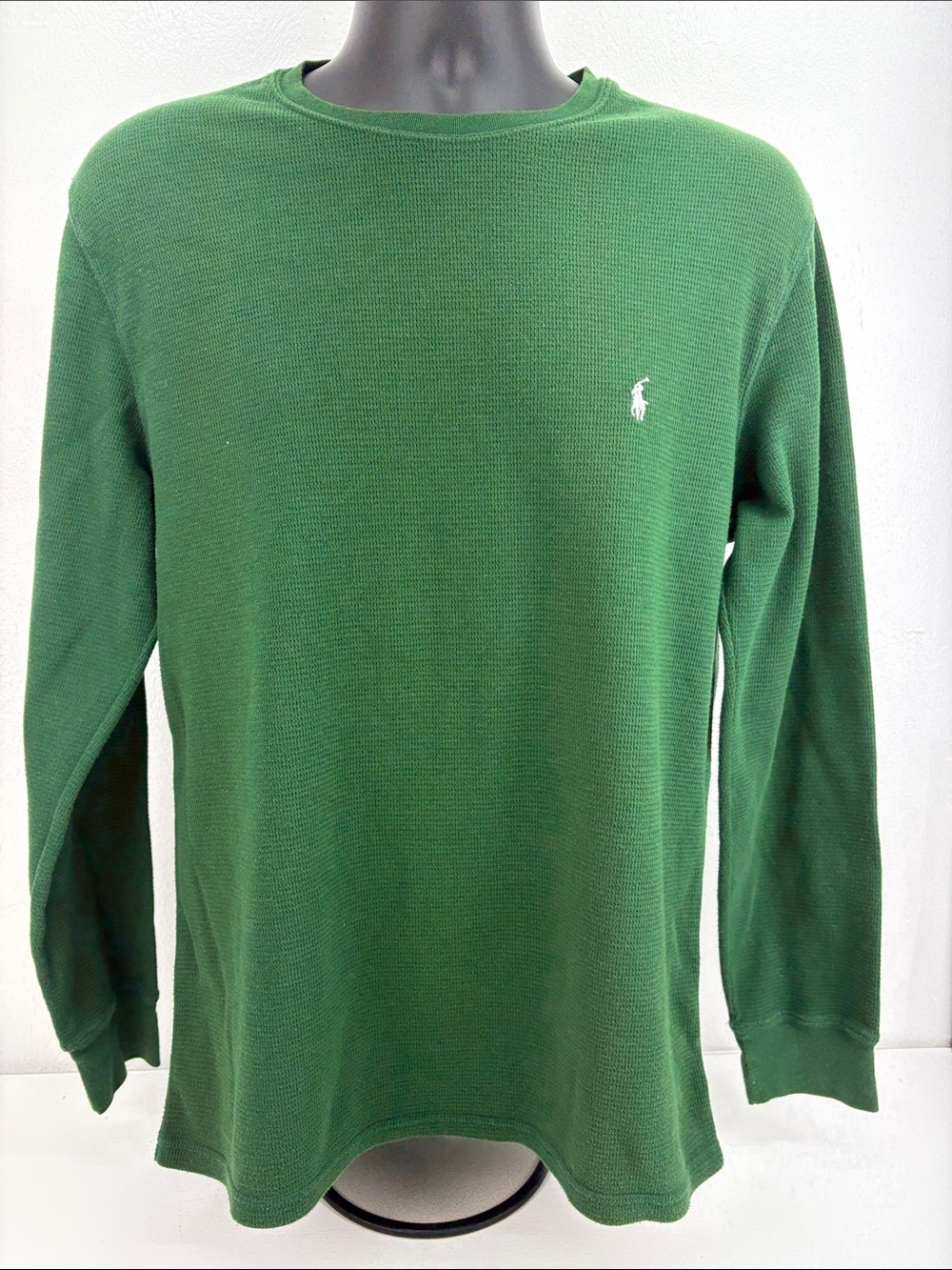 Ralph Lauren Thermal Shirt Mens Large Green